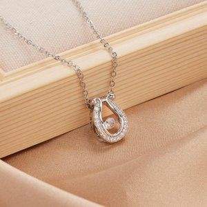 Crystal Horseshoe Swarovski Necklace